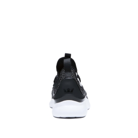 Supra Mens FACTOR Low Top Shoes Black/White/white | US-10617